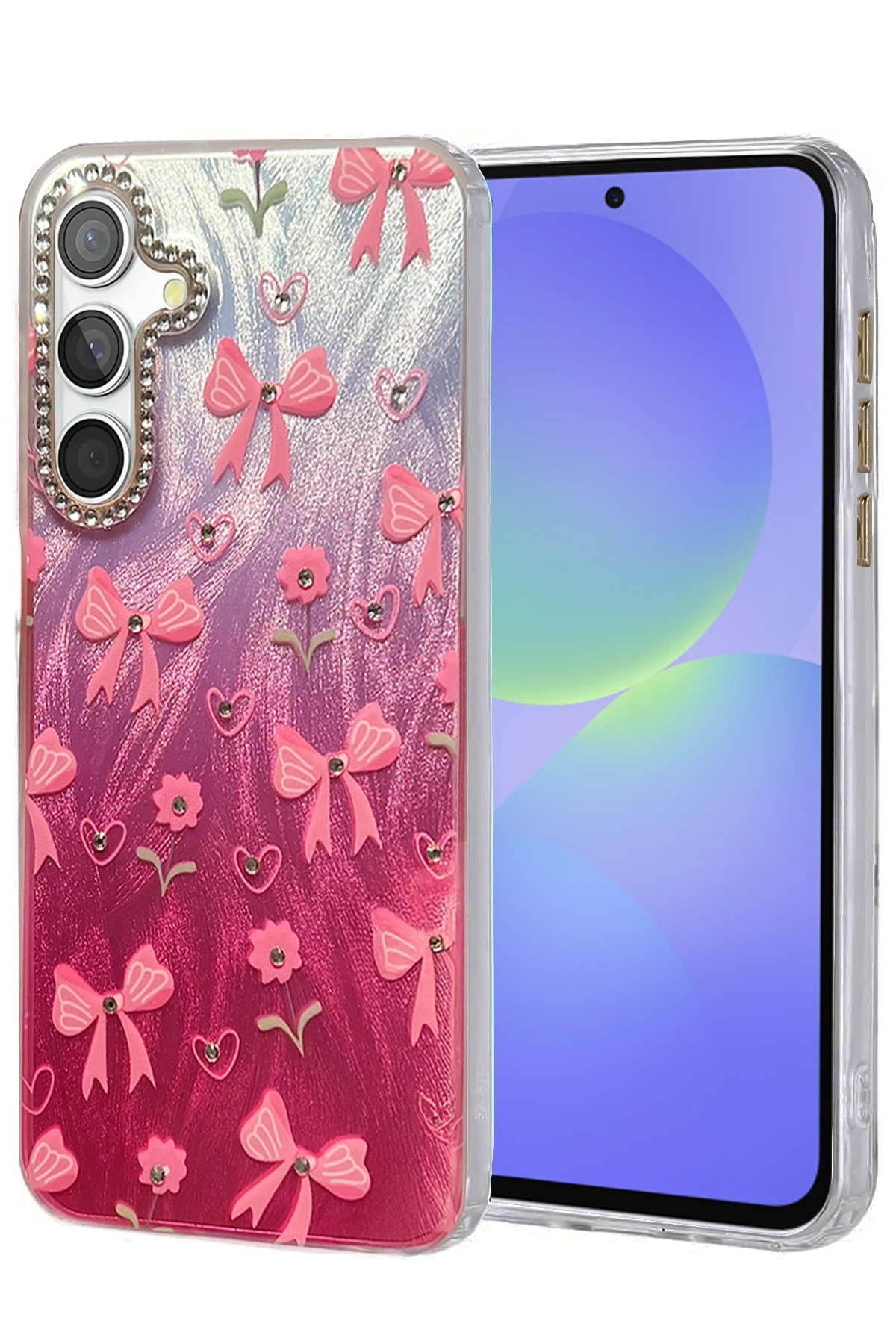 uryport Samsung Galaxy A36 Kılıf Blade Aynalı Desenli Kapak - Desen 3