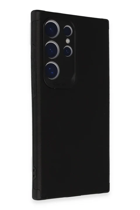 uryport Samsung Galaxy S24 Ultra Kılıf Loop Deri Silikon - Siyah