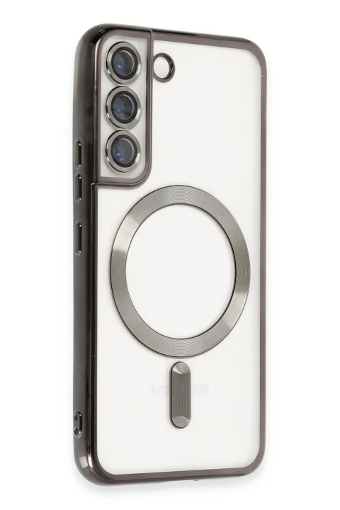 uryport Samsung Galaxy S22 Kılıf Kross Magneticsafe Kapak - Siyah