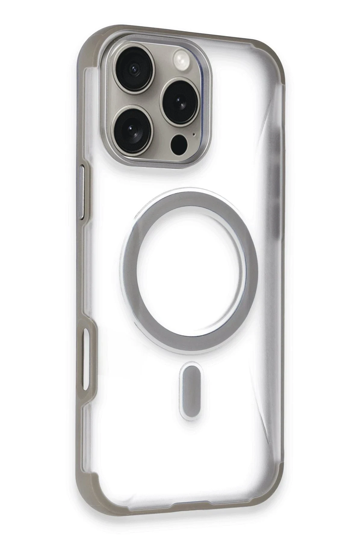 Joko Apple iPhone 16 Pro Hilton Magsafe Kapak - Titan Gri