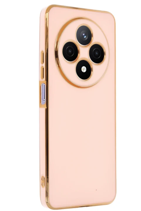 uryport Xiaomi Redmi 14C Kılıf Volet Silikon - Pembe