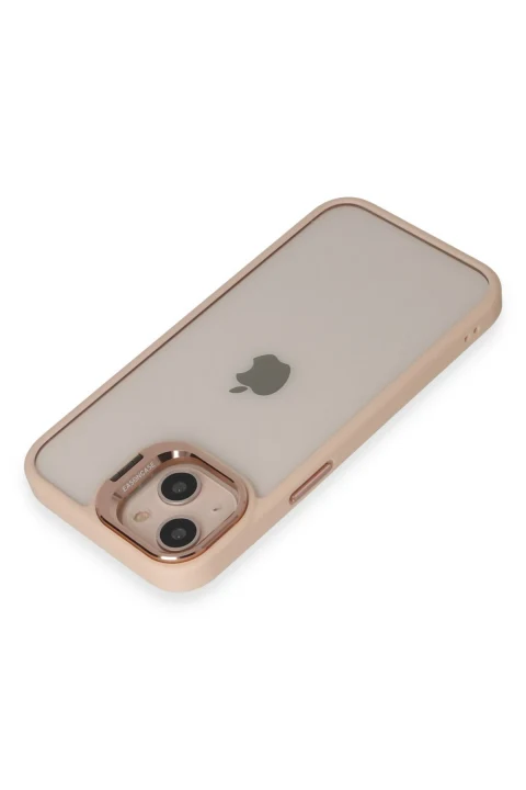 Joko Apple iPhone 14 Kılıf Roblox Lens Standlı Kapak - Pudra