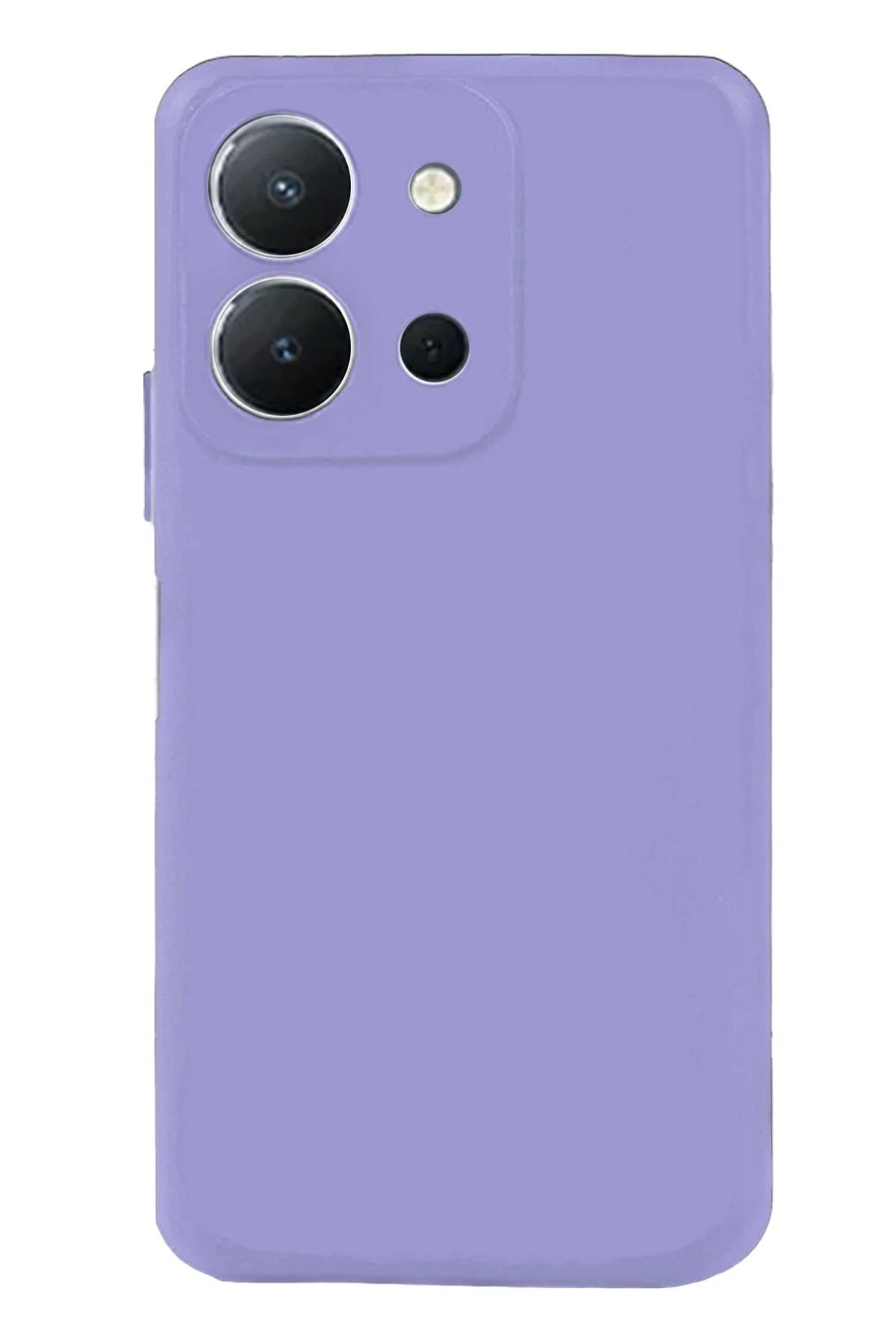 uryport Vivo Y36 Kılıf Nano içi Kadife Silikon - Lila