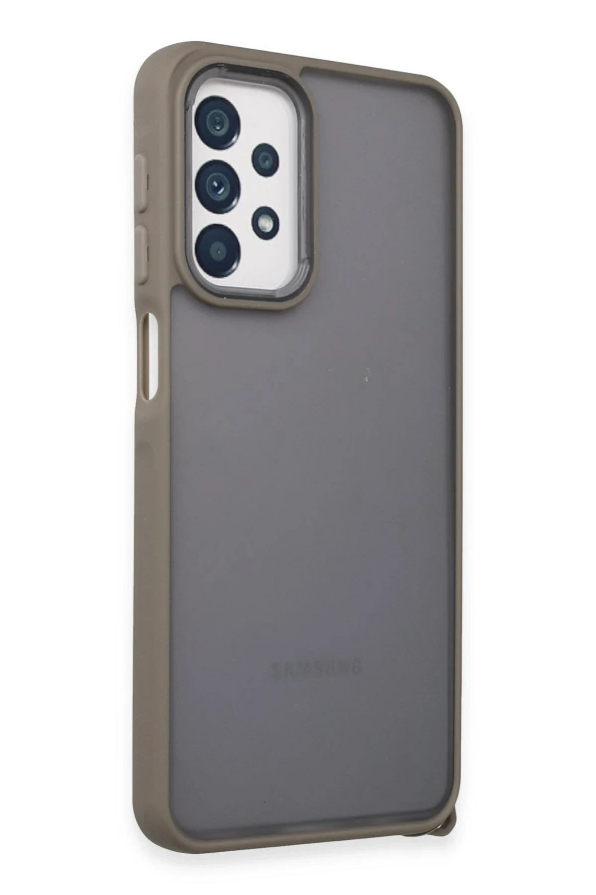 uryport Samsung Galaxy A23 4G Kılıf Elegant Kapak - Titan Gri