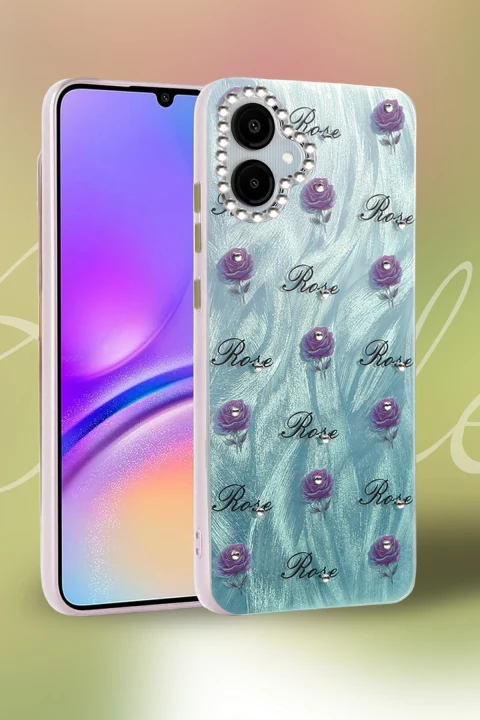 uryport Samsung Galaxy A06 Kılıf Blade Aynalı Desenli Kapak - Desen 7
