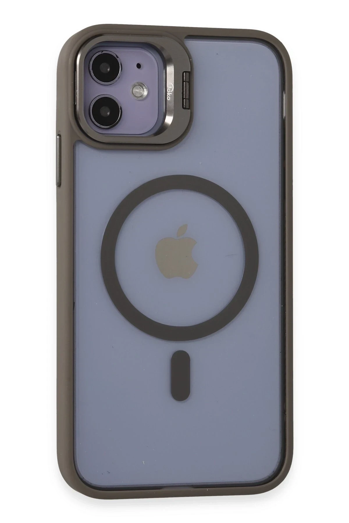 Joko Apple iPhone 11 Kılıf Roblox Lens Magsafe Standlı Kapak - Titan Gri