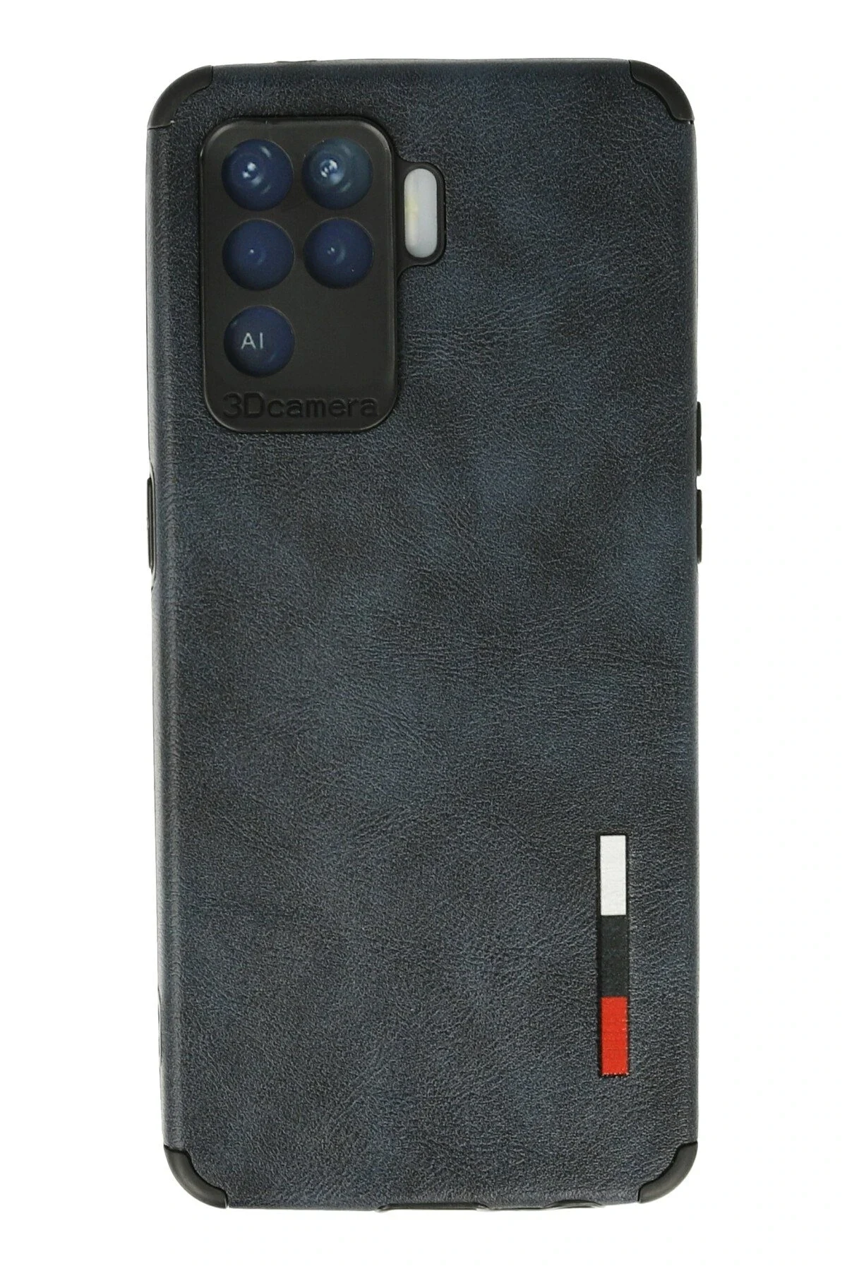 uryport Oppo Reno 5 Lite Kılıf Loop Deri Silikon - Lacivert