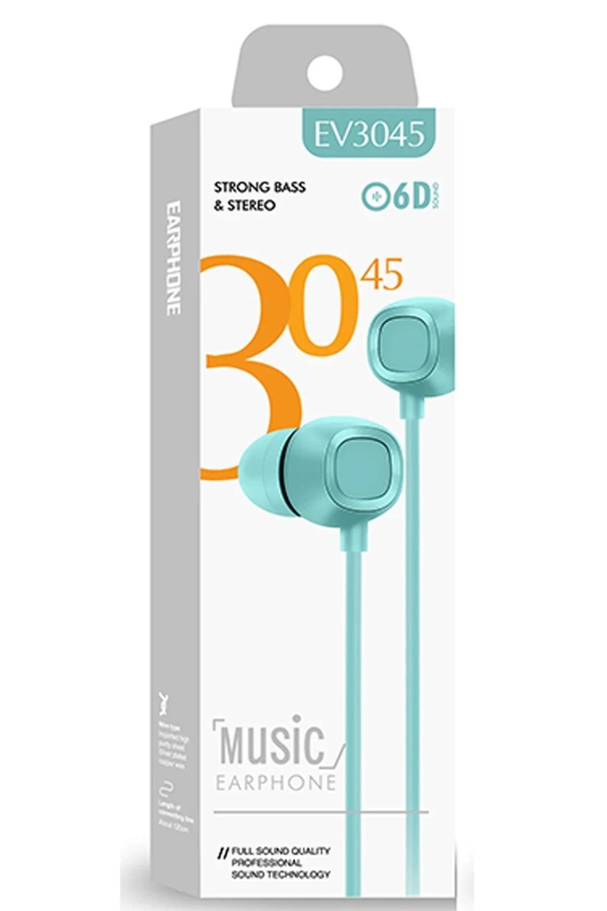 Karler Bass EV-3045 Kablolu Kulaklık - Mavi