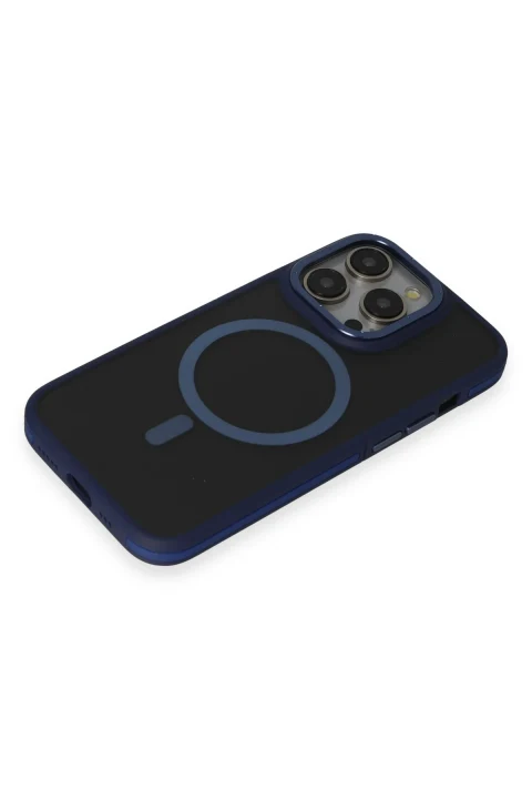 Joko Apple iPhone 15 Pro Max Rocky Magsafe Kapak - Lacivert