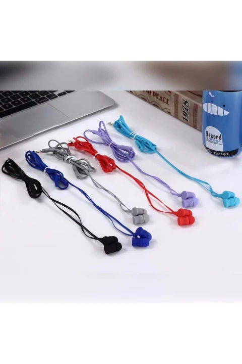 Karler Bass KR-207 Mıknatıslı Kablolu Kulaklık - Gri