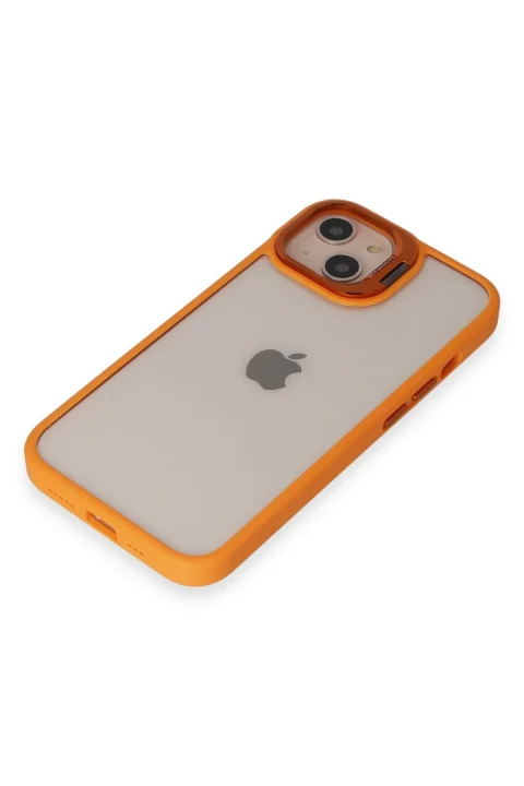 Joko Apple iPhone 14 Kılıf Roblox Lens Standlı Kapak - Turuncu