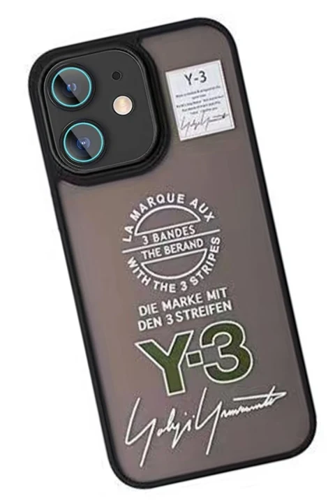 Movenchy Apple iPhone 11 Terra Desenli Kapak - Siyah - 1