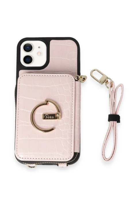 Joko Apple iPhone 11 Kılıf Ermes Kapak - Pembe