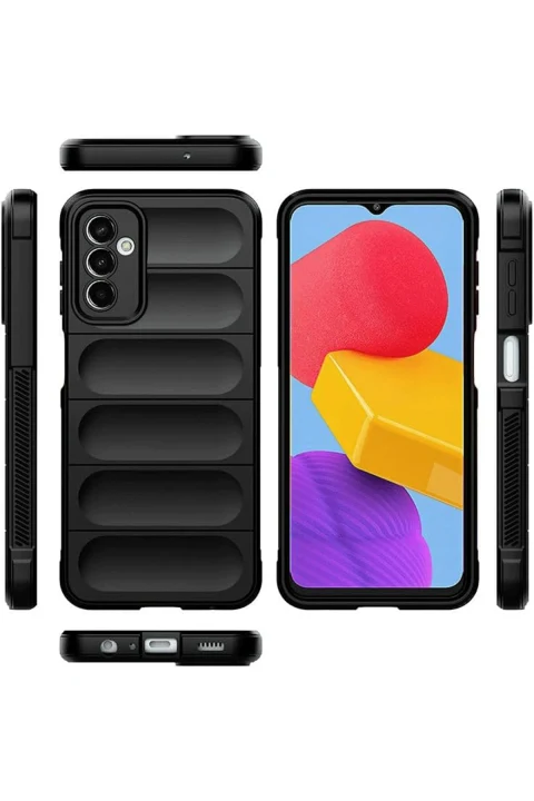 uryport Samsung A36 Kılıf Optimum Silikon - Siyah