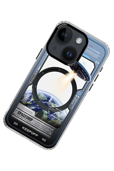 Keep Off Apple iPhone 15 Aerospace Magsafe Kapak - Aircraft