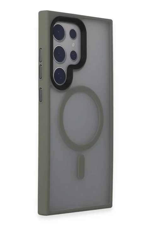 uryport Samsung Galaxy S24 Ultra Kılıf Trex Magneticsafe Kapak - Titan Gri