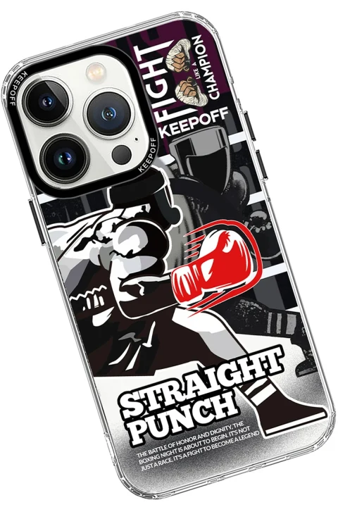 Keep Off Apple iPhone 15 Pro Max Arena Fighting Magsafe Kapak - Duel