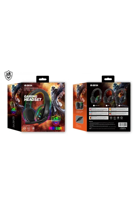 Karler Bass KR GM101 RGB Işıklı Oyuncu Kulaklığı