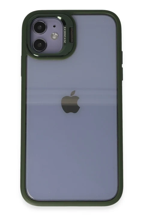 Joko Apple iPhone 11 Kılıf Roblox Lens Standlı Kapak - Koyu Yeşil