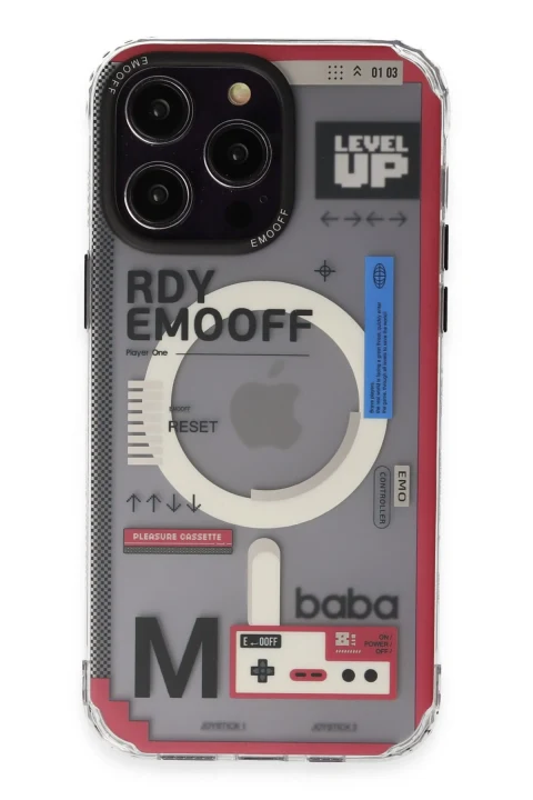 Keep Off Apple iPhone 14 Pro Max Kılıf Clone Space Magsafe Kapak - Clone - 15