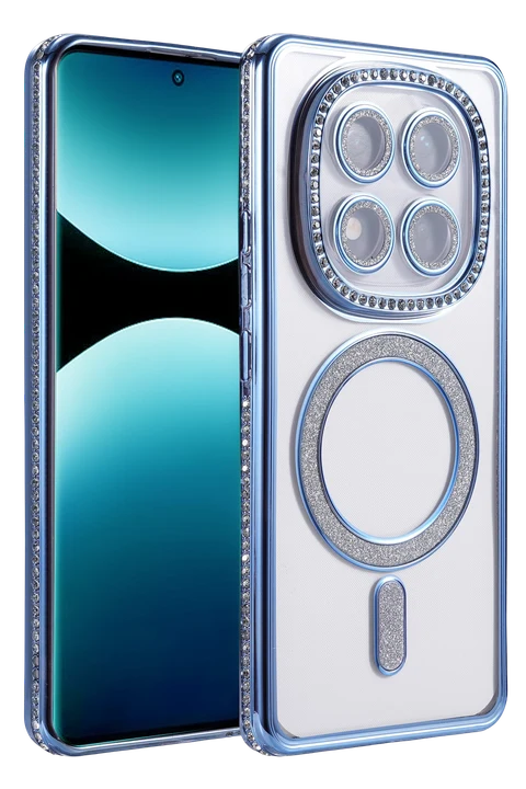 uryport Xiaomi Redmi Note 15 Pro 4G Joke Simli Magneticsafe Kılıf - Mavi