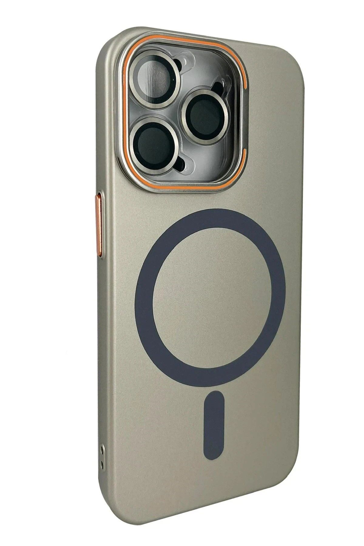 Joko Apple iPhone 15 Pro Max Drago Lens Standlı Magsafe Kapak - Titan Gri