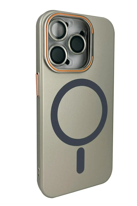 Joko Apple iPhone 15 Pro Max Drago Lens Standlı Magsafe Kapak - Titan Gri