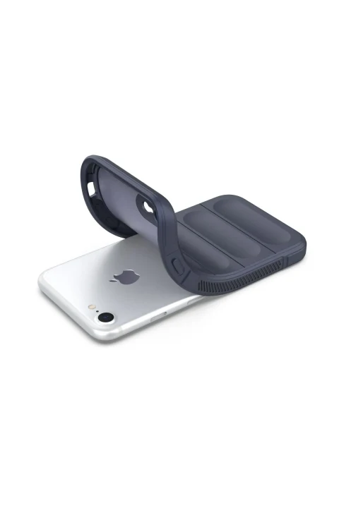 uryport Apple iPhone 7 Kılıf Optimum Silikon - Lacivert