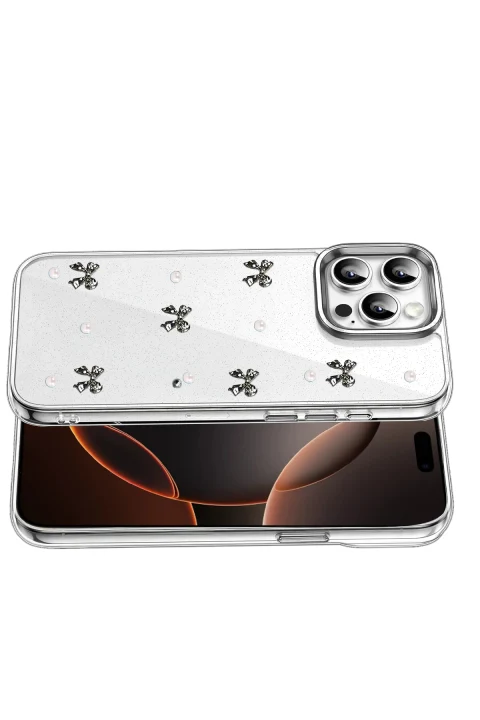 uryport Apple iPhone 16 Pro Fiyonk Desenli Kapak - Desen 8