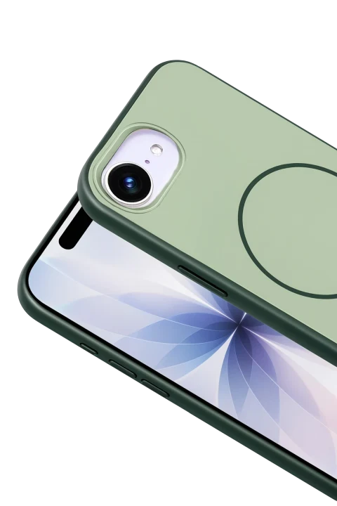 Joko Apple iPhone 16E Neva Magsafe Kapak - Koyu Yeşil