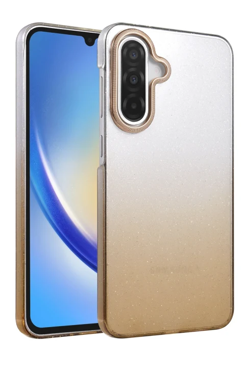 uryport Samsung Galaxy A36 Glossy Kapak - Çöl Titanyum