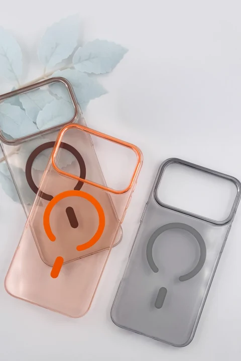 Joko Apple iPhone 17 Pro Max/18 Pro Max PC Blank Magsafe Kapak - Natural Grey