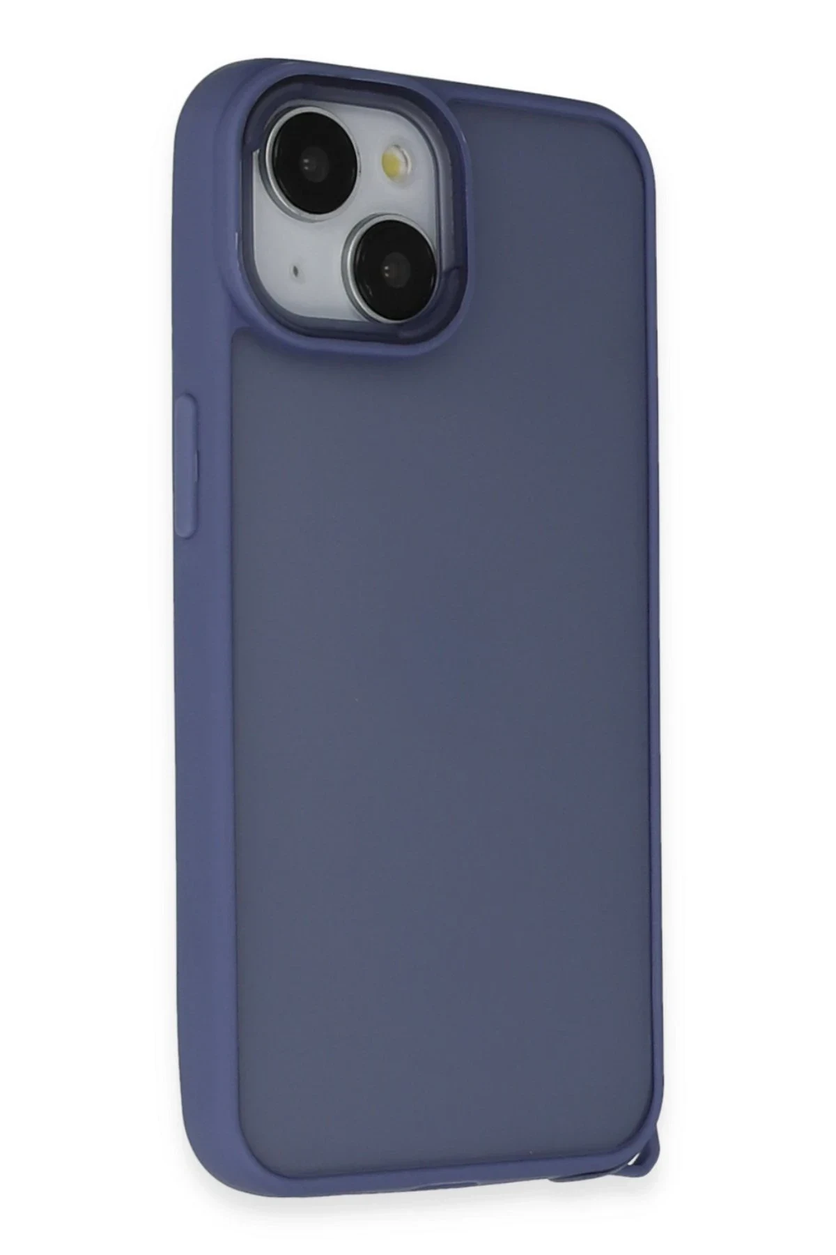 uryport Apple iPhone 15 Kılıf Elegant Kapak - Açık Mavi