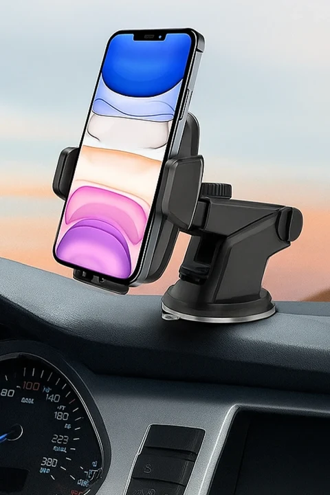 Vlike VL4 Vantuslu Oto Açma Kapama Araç İçi Telefon Tutucu