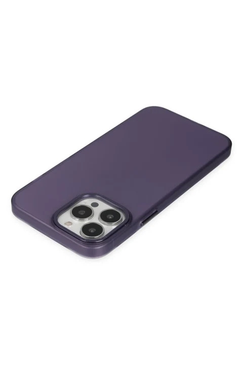 uryport Apple iPhone 13 Pro Kılıf Modos Metal Kapak - Derin Mor