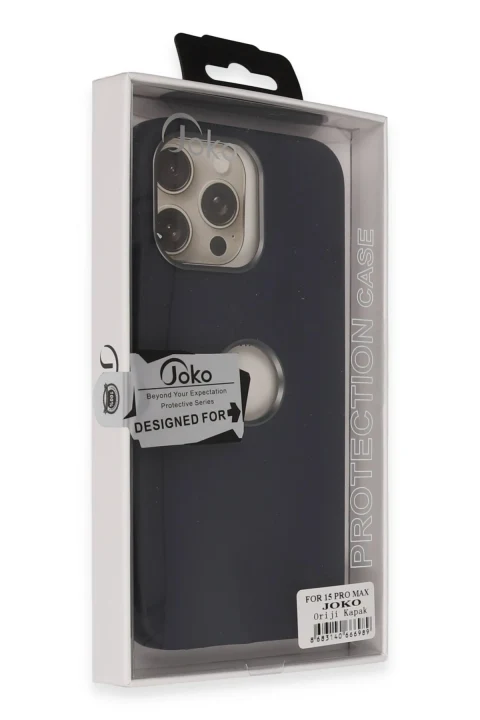 Joko Apple iPhone 15 Pro Oriji Kapak - Lacivert