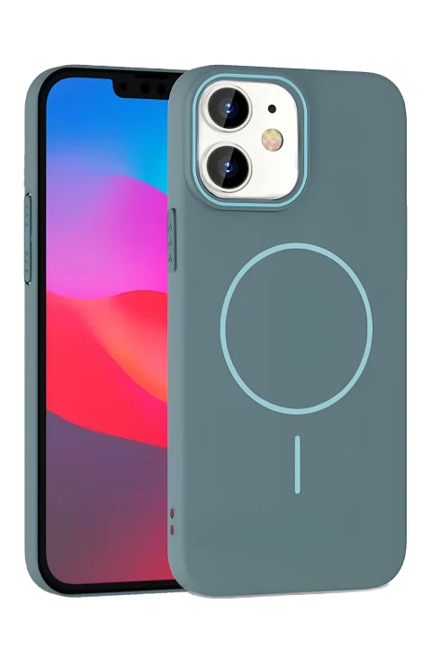 Joko Apple iPhone 11 Broş Magsafe Kapak - Turkuaz