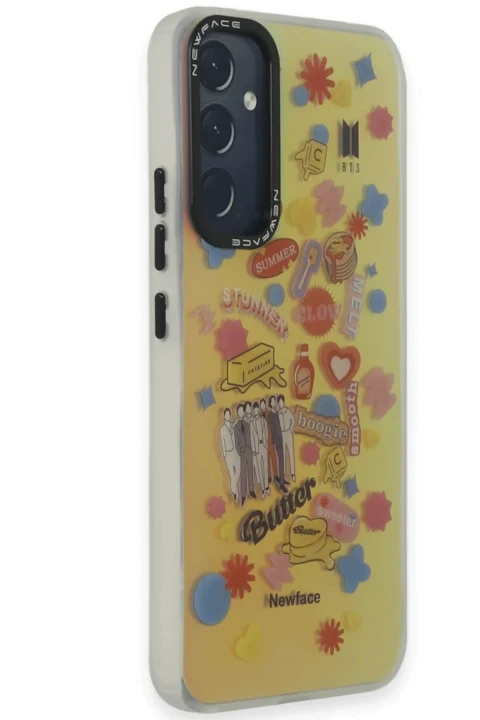 uryport Samsung Galaxy A34 5G Kılıf Estoril Desenli Kapak - Estoril - 16