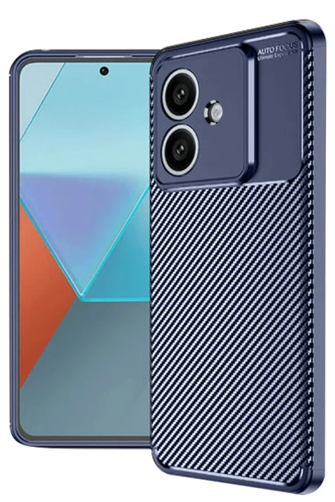 uryport Oppo A3 Kılıf Auto Focus Karbon Kapak - Lacivert