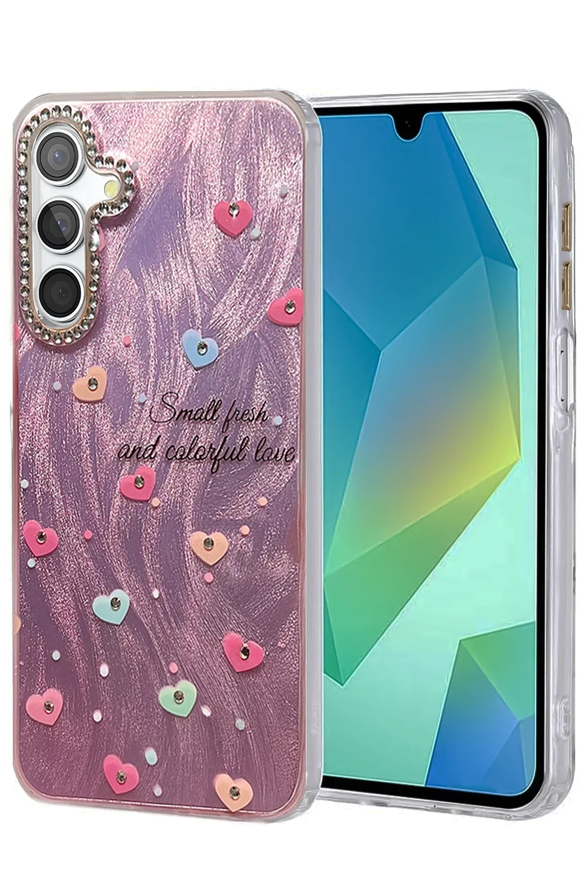uryport Samsung Galaxy A16 5G Kılıf Blade Aynalı Desenli Kapak - Desen 8