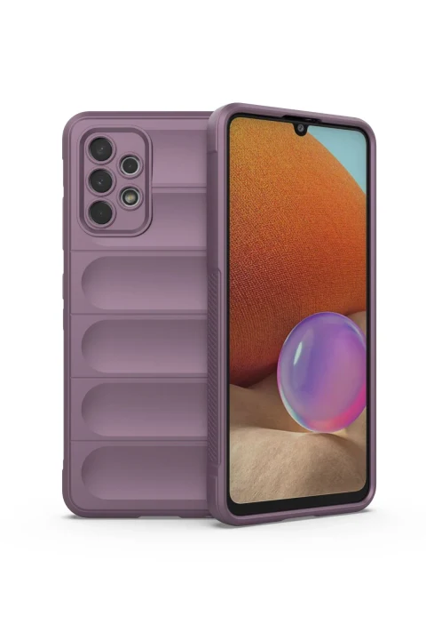 uryport Samsung Galaxy A32 Kılıf Optimum Silikon - Mor