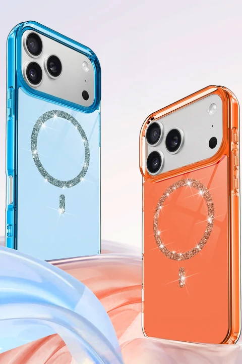 uryport Apple iPhone 17 Pro Max Live Diamond Magsafe Kapak - Yeşil