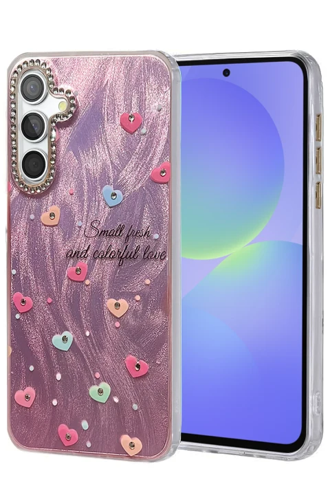 uryport Samsung Galaxy A36 Kılıf Blade Aynalı Desenli Kapak - Desen 8