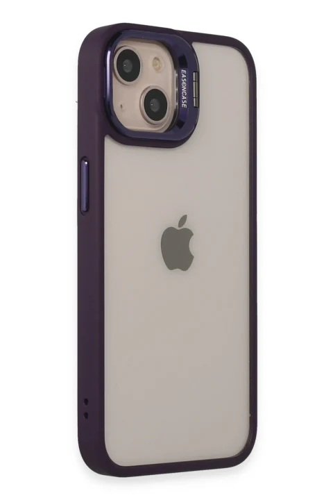 Joko Apple iPhone 15 Kılıf Roblox Lens Standlı Kapak - Derin Mor