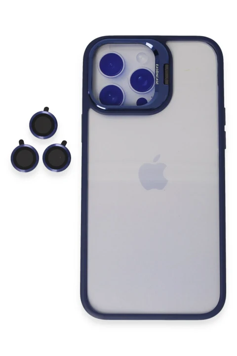 Joko Apple iPhone 13 Pro Max Kılıf Roblox Lens Standlı Kapak - Lacivert