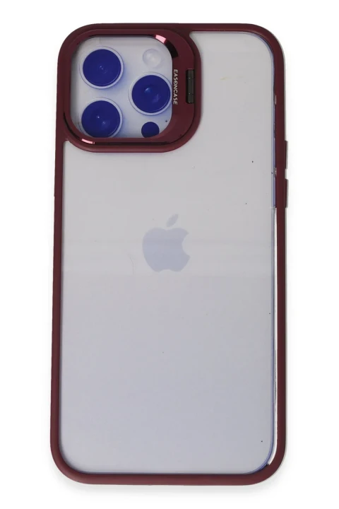 Joko Apple iPhone 13 Pro Max Kılıf Roblox Lens Standlı Kapak - Bordo