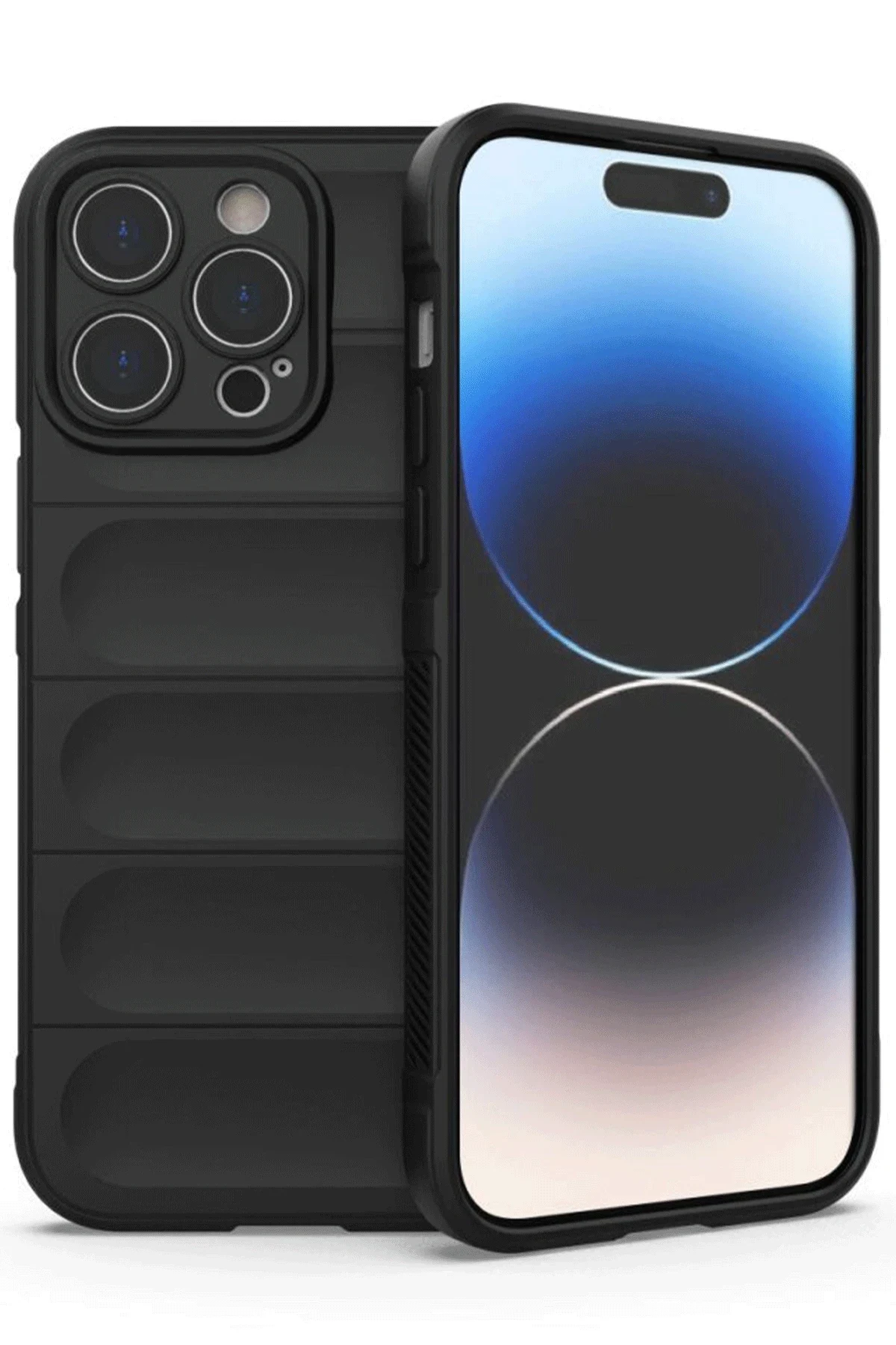 uryport Apple iPhone 14 Pro Max Kılıf Optimum Silikon - Siyah