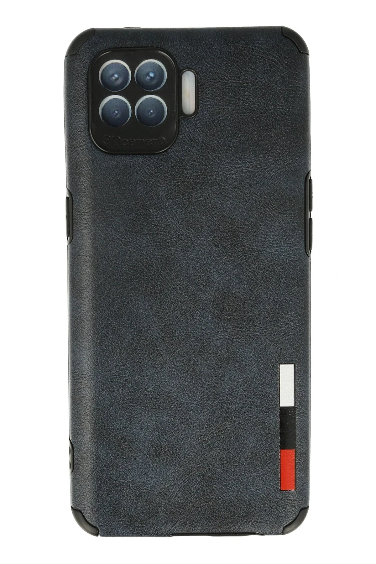 uryport Oppo Reno 4 Lite Kılıf Loop Deri Silikon - Lacivert