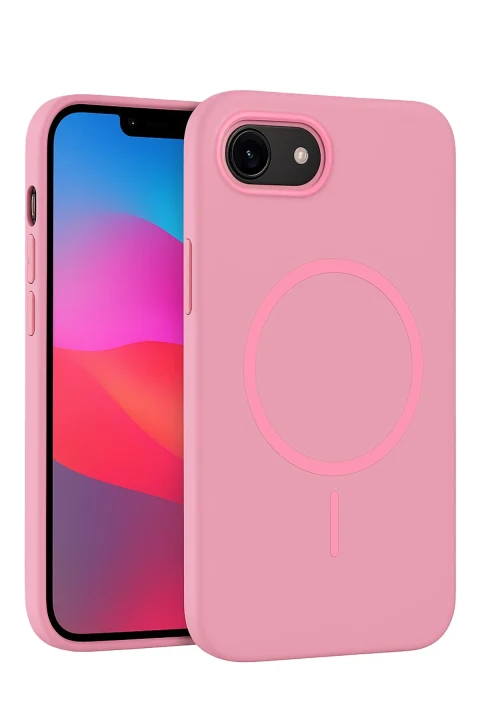 Joko Apple iPhone 16E Broş Magsafe Kapak - Pembe