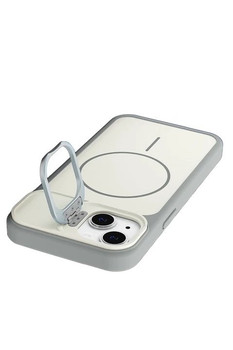 Joko Apple iPhone 15 Pale Magsafe Standlı Kapak - Beyaz